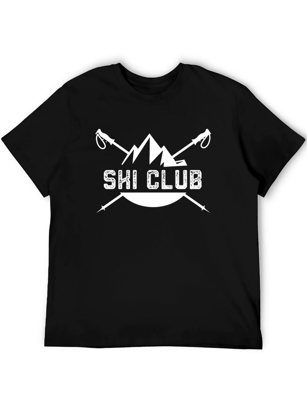 Ski Club Graphic T-Shirt - Mountain Adventure Tee