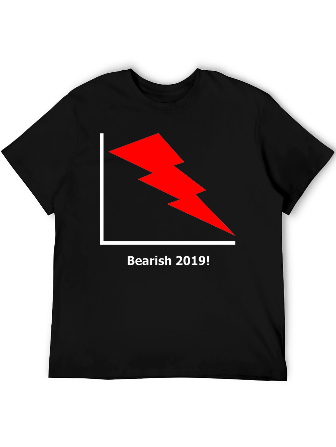 Bearish 2019 Graphic Tee - Black Cotton