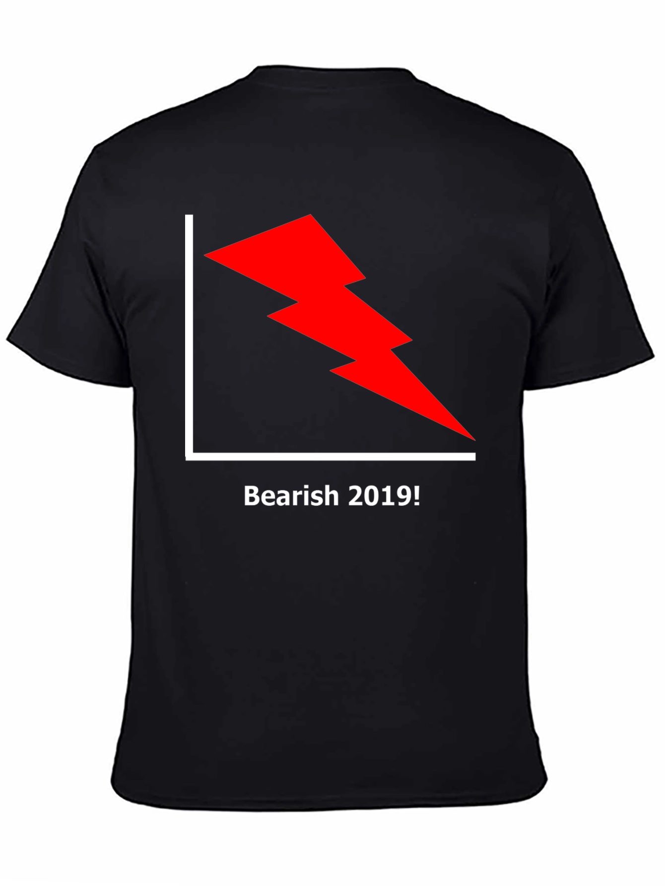 Bearish 2019 Graphic Tee - Black Cotton