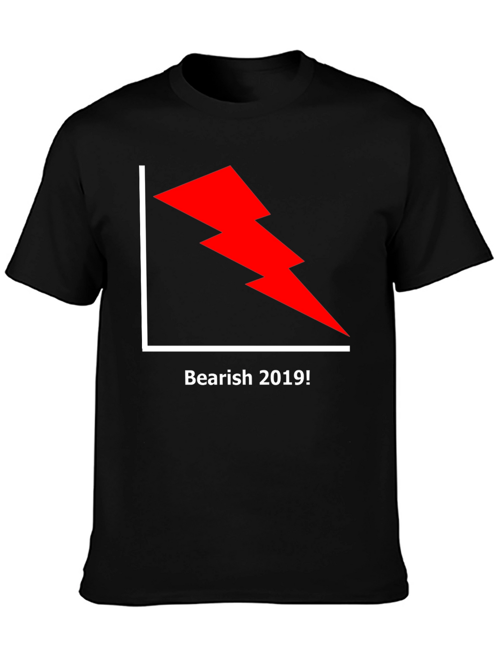 Bearish 2019 Graphic Tee - Black Cotton