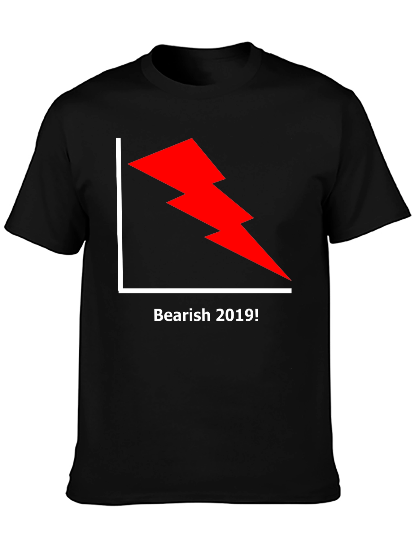 Bearish 2019 Graphic Tee - Black Cotton