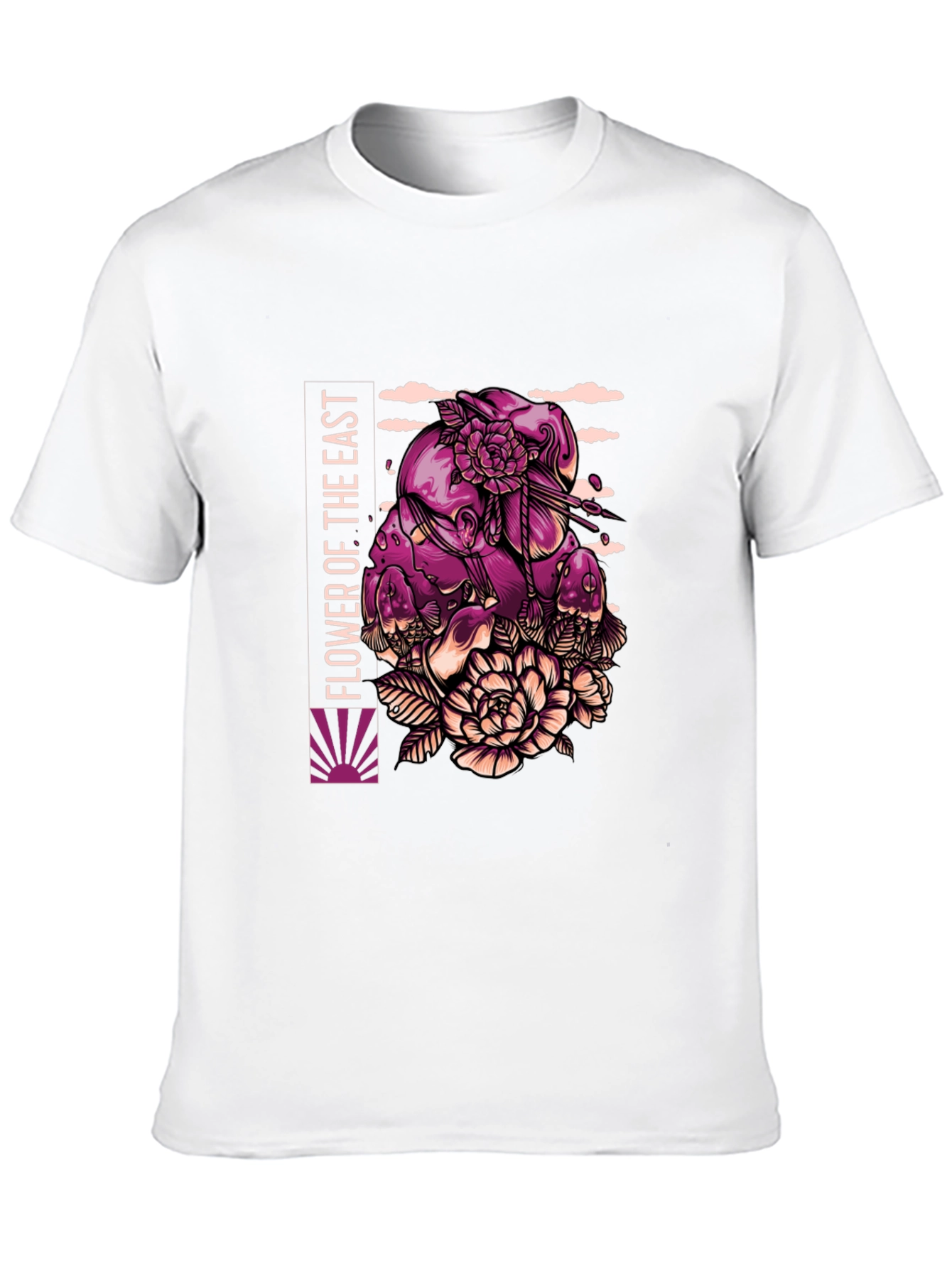Flower of the East Graphic Tee - Black
