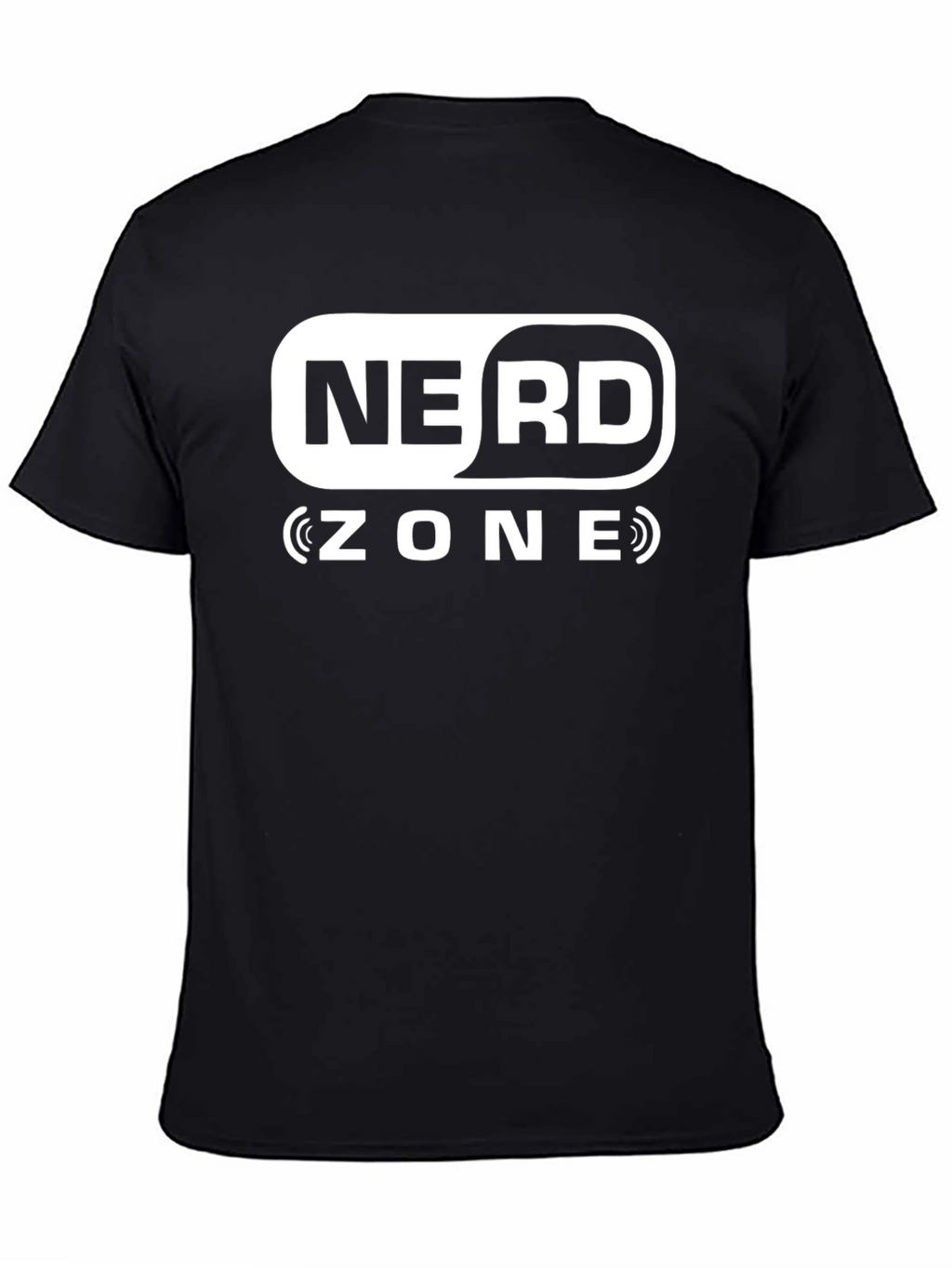 Nerd Zone Black Graphic T-Shirt