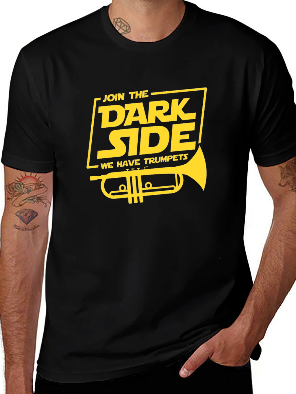 Join the Dark Side Trumpet T-Shirt