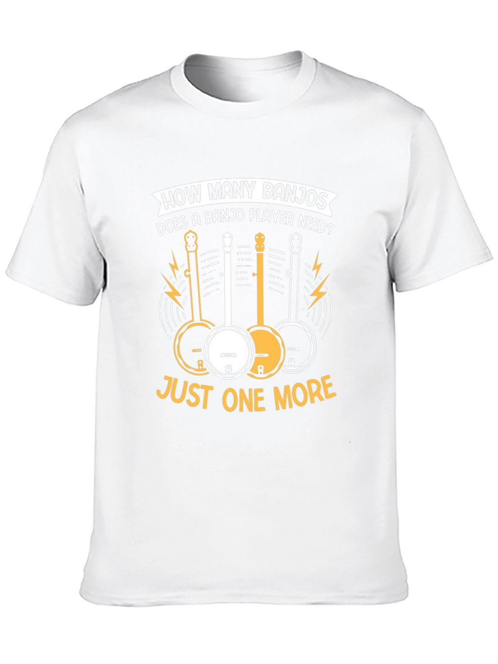 Banjo Player Graphic T-Shirt
