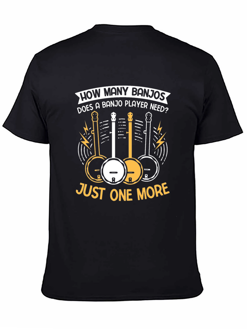 Banjo Player Graphic T-Shirt