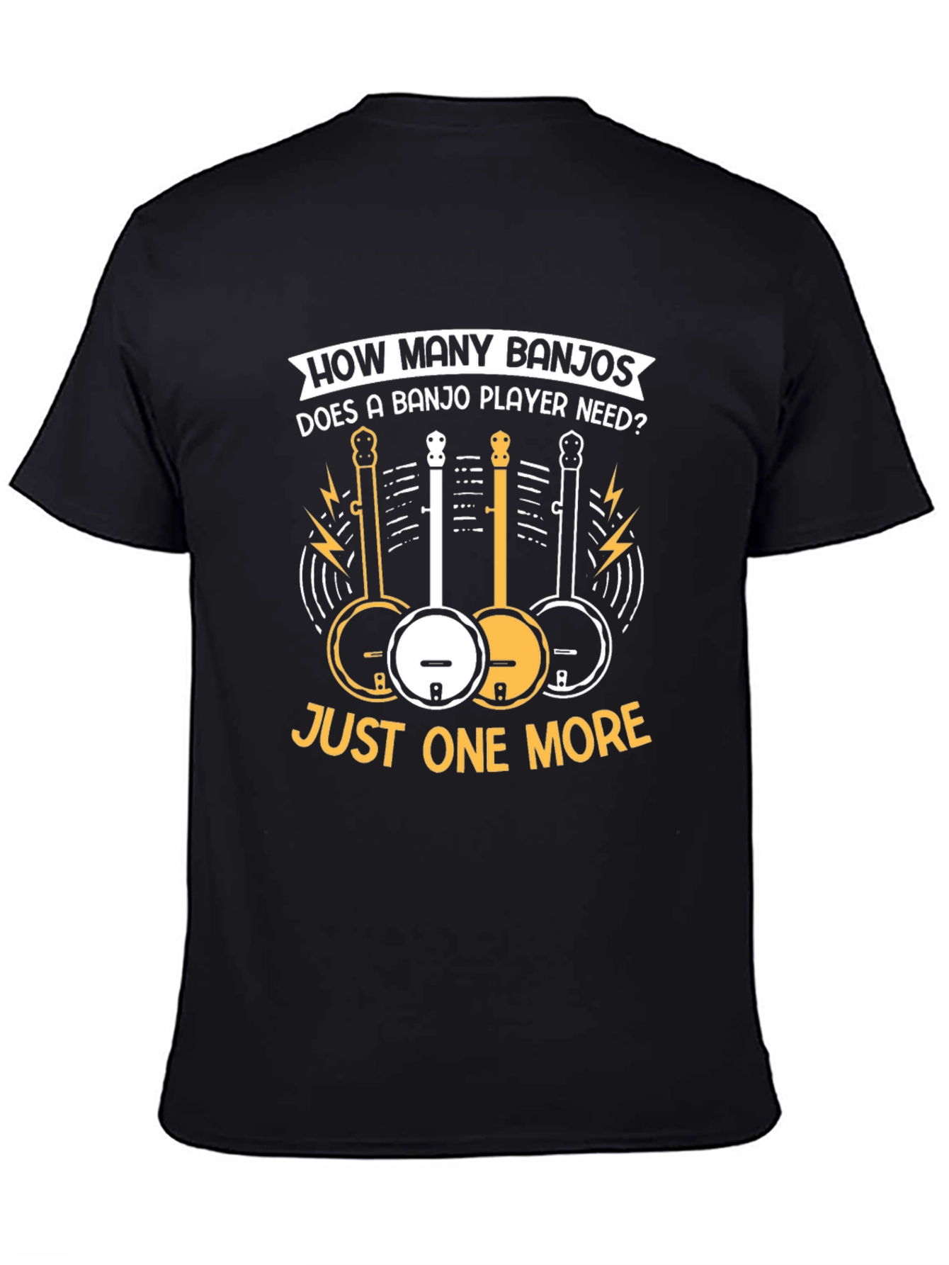 Banjo Player Graphic T-Shirt
