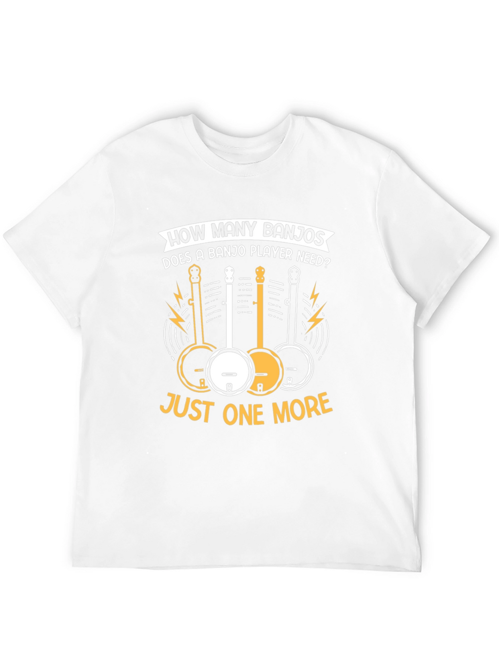 Banjo Player Graphic T-Shirt