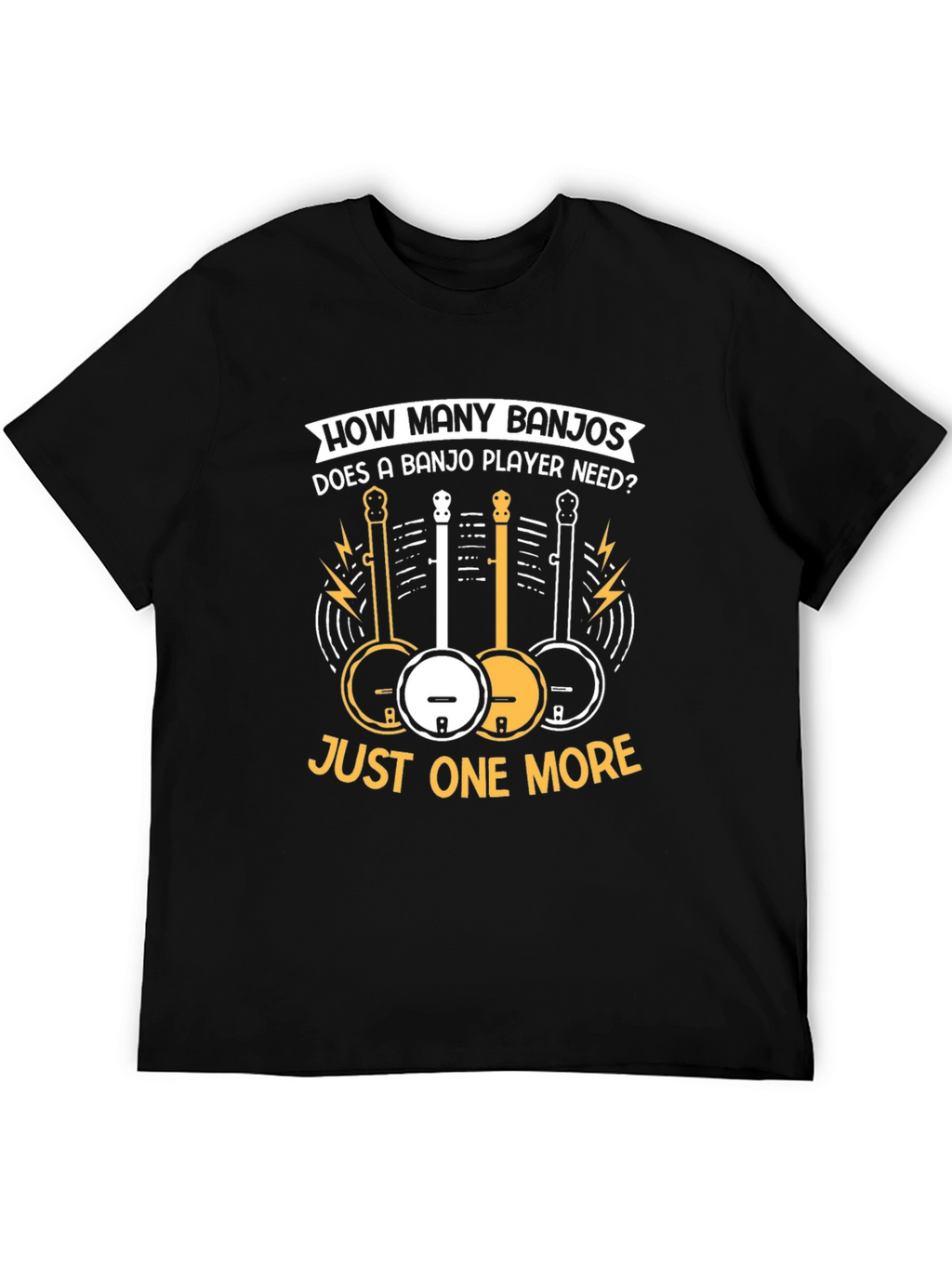 Banjo Player Graphic T-Shirt