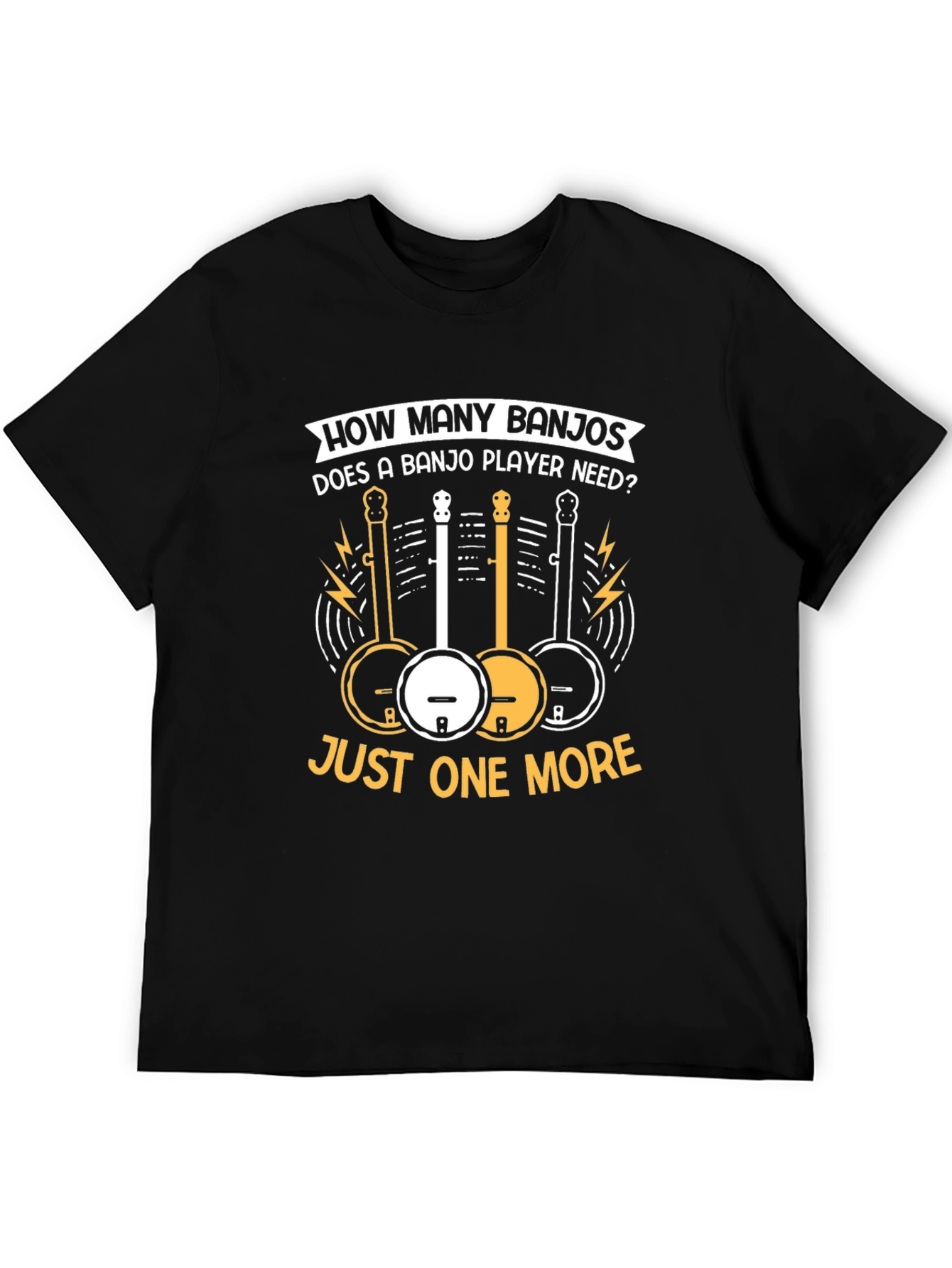 Banjo Player Graphic T-Shirt