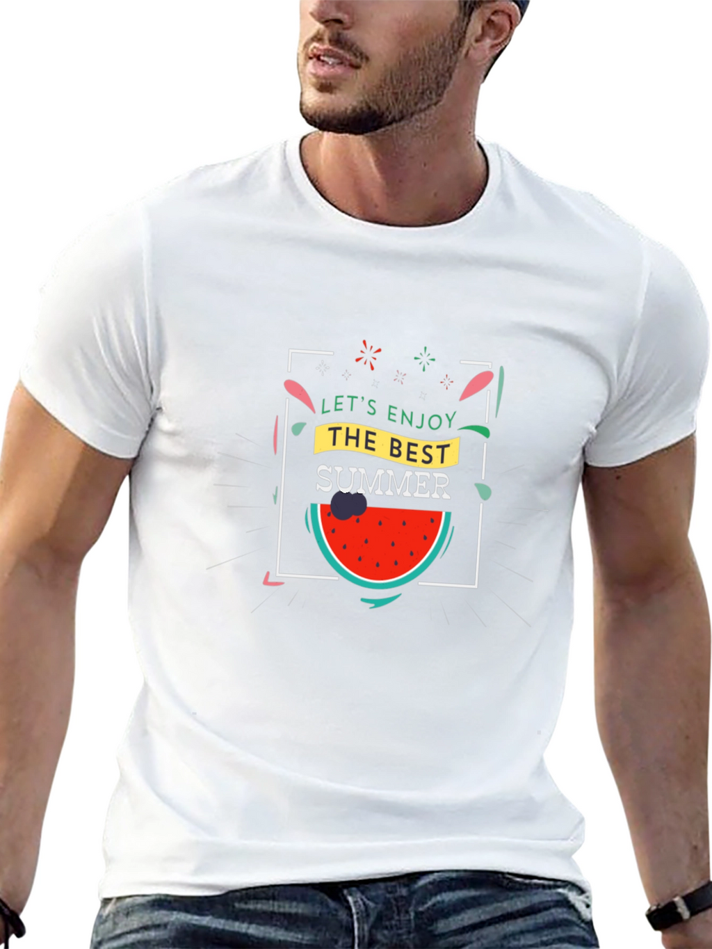 Enjoy Summer T-Shirt - Trendy Graphic Tee