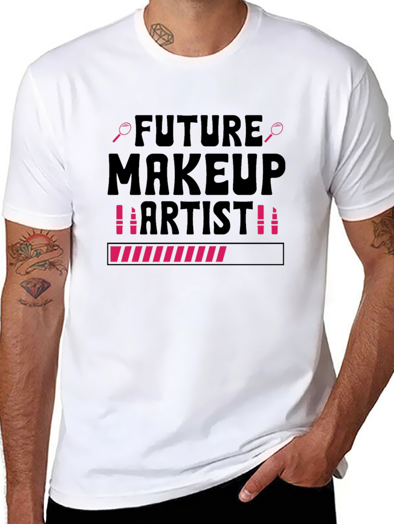 Future Makeup Artist T-Shirt Beauty Loading Tee