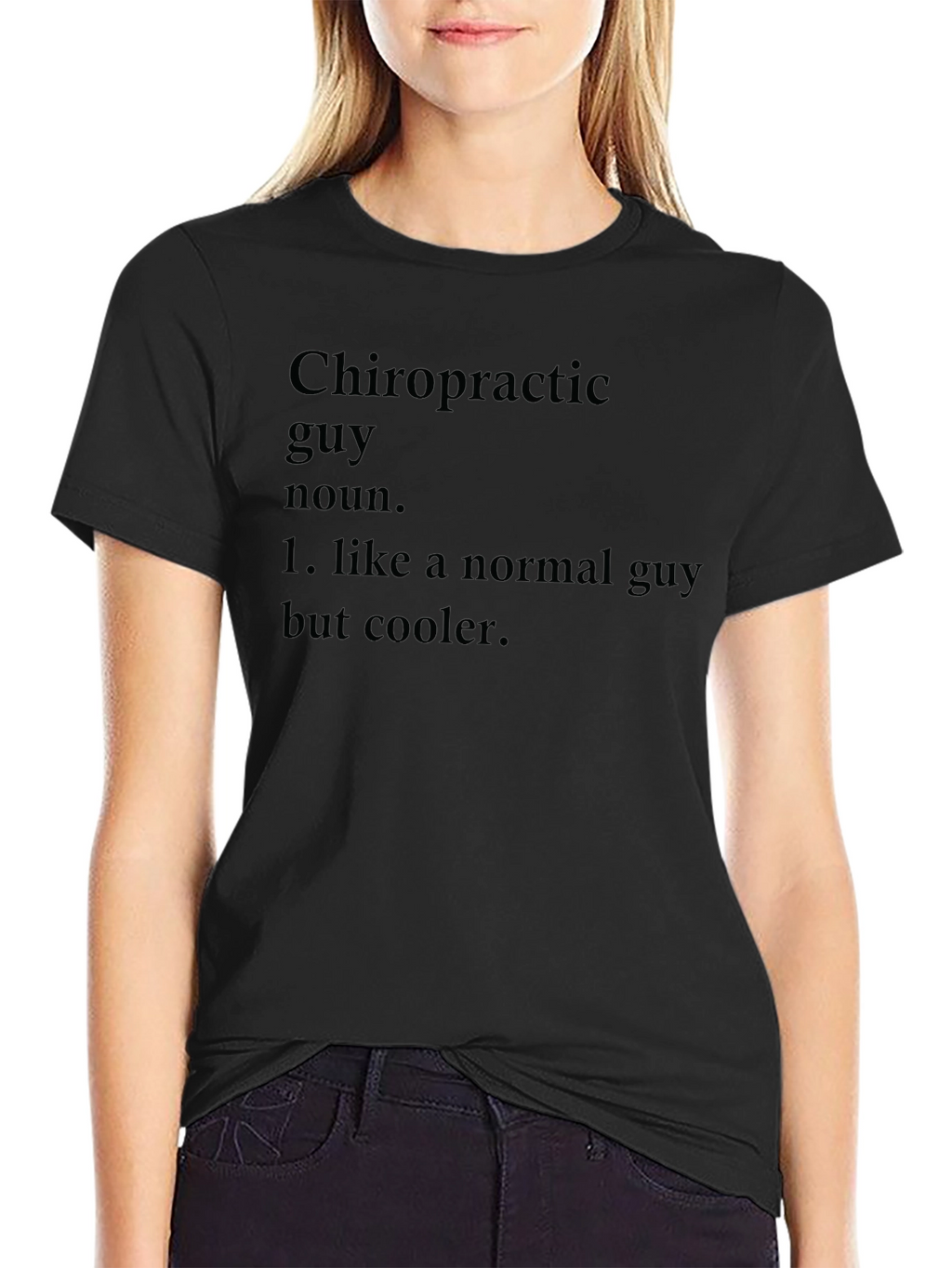 Chiropractic Guy Novelty Graphic Tee - Cool Definition Shirt