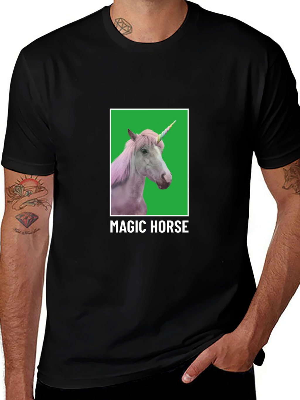 Magic Horse Graphic T-Shirt
