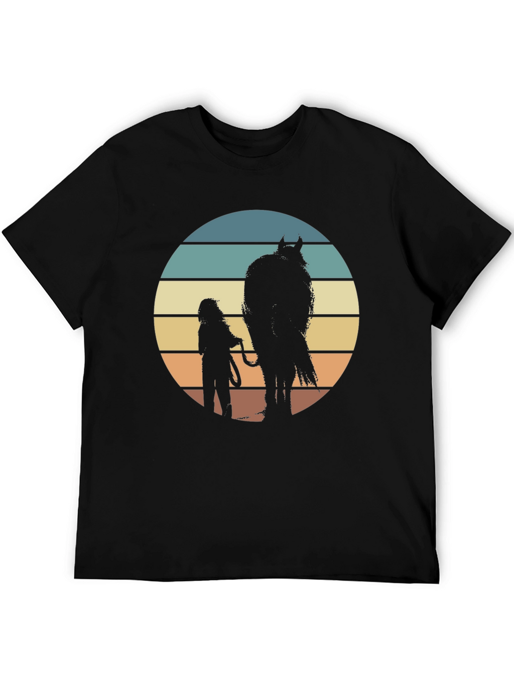 Retro Sunset Horse T-Shirt