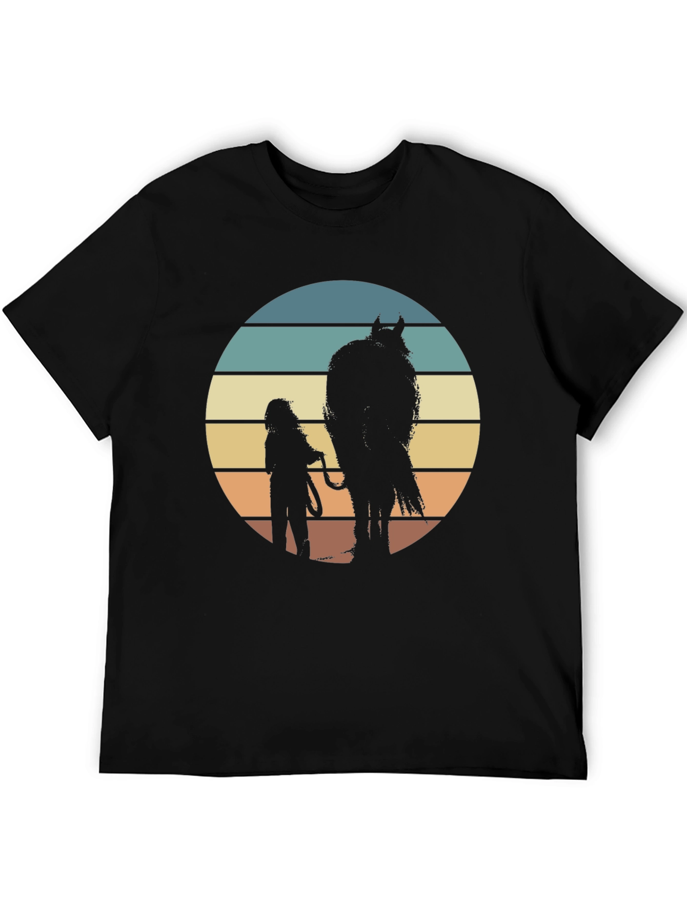 Retro Sunset Horse T-Shirt