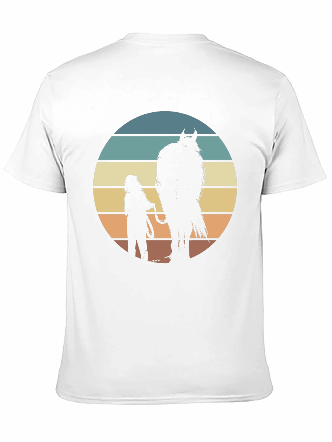 Retro Sunset Horse T-Shirt