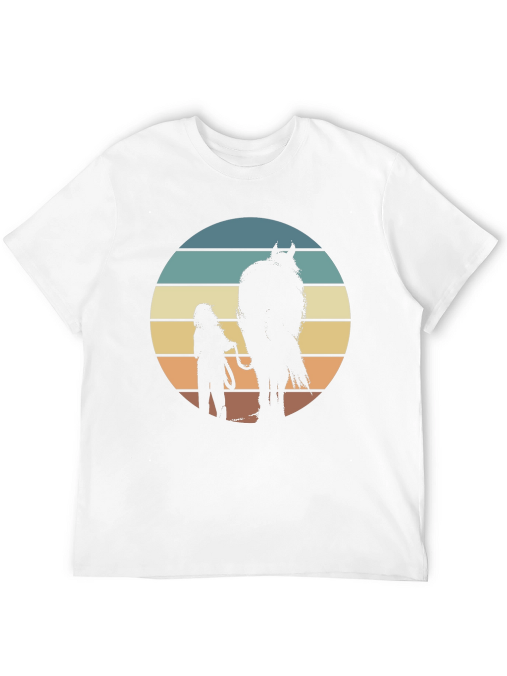 Retro Sunset Horse T-Shirt