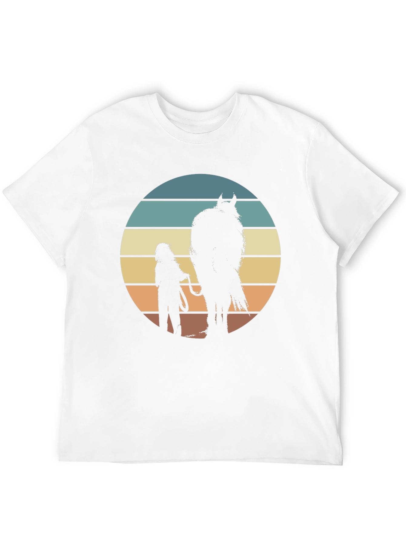 Retro Sunset Horse T-Shirt