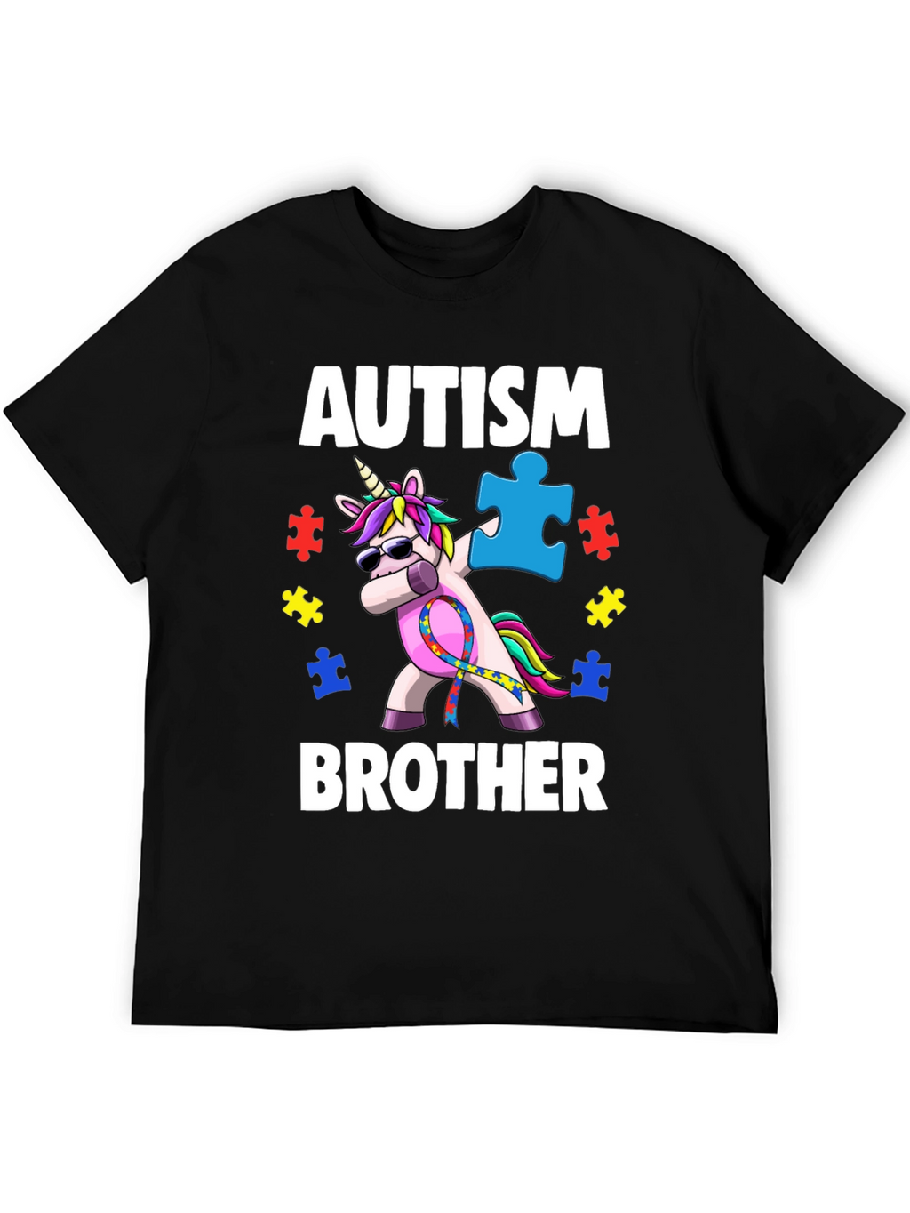 Autism Awareness Brother Unicorn T-Shirt