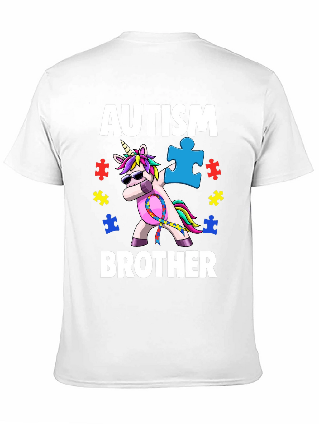 Autism Awareness Brother Unicorn T-Shirt