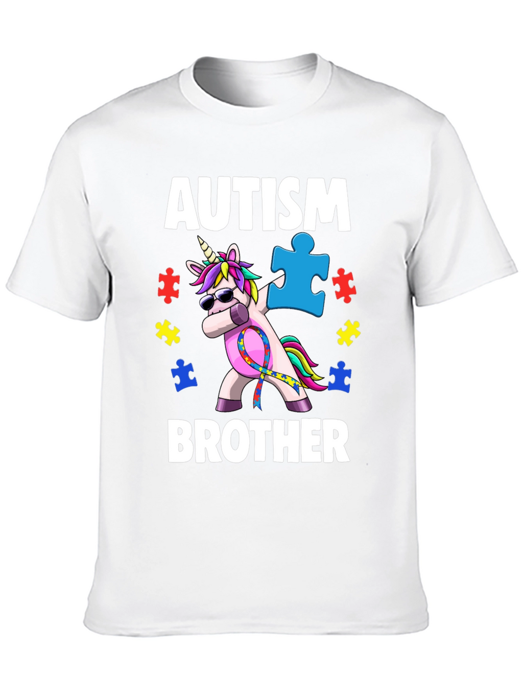 Autism Awareness Brother Unicorn T-Shirt