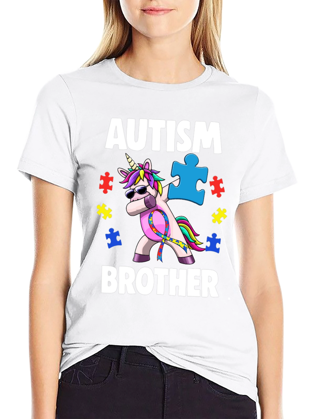 Autism Awareness Brother Unicorn T-Shirt