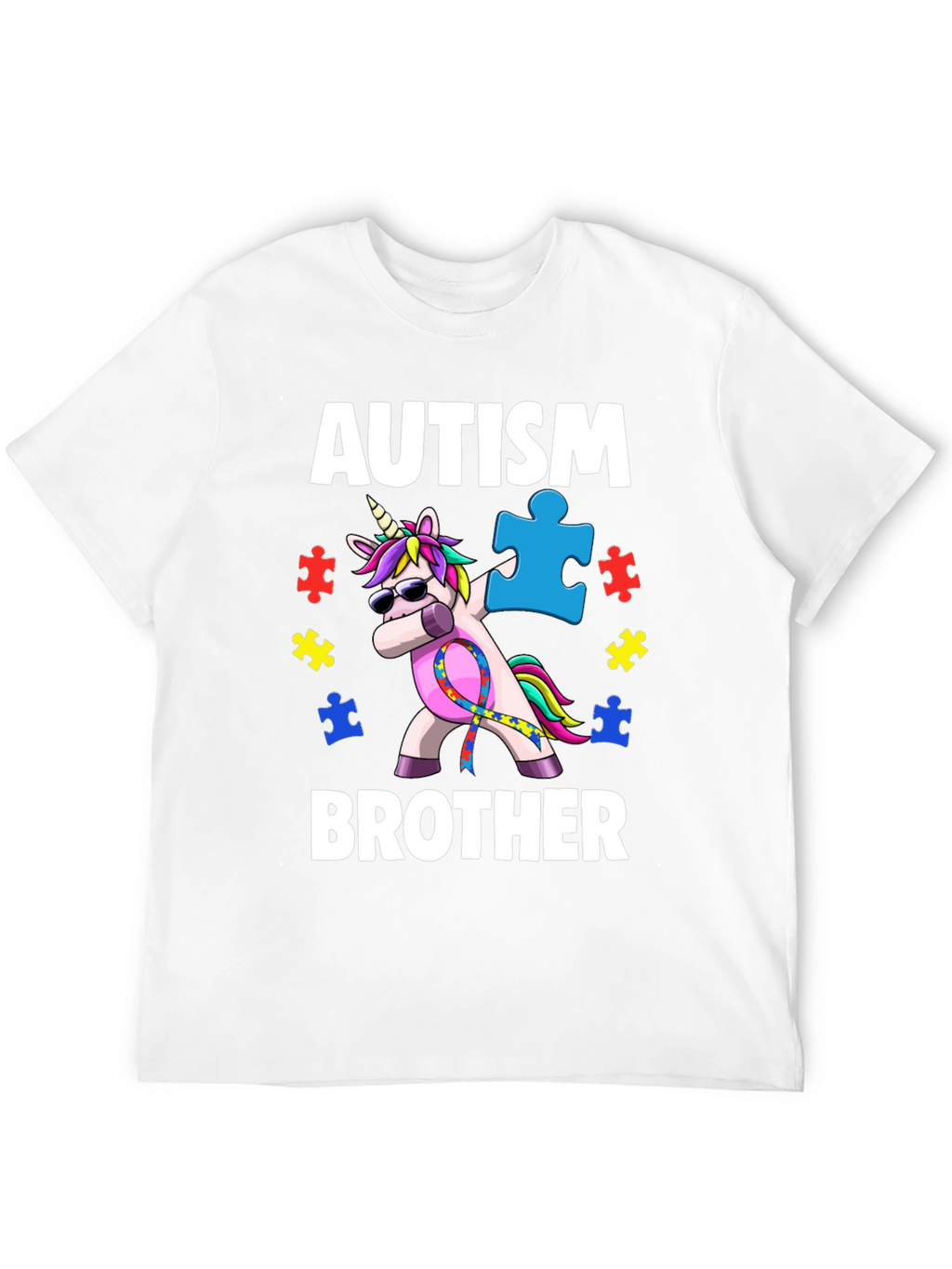 Autism Awareness Brother Unicorn T-Shirt