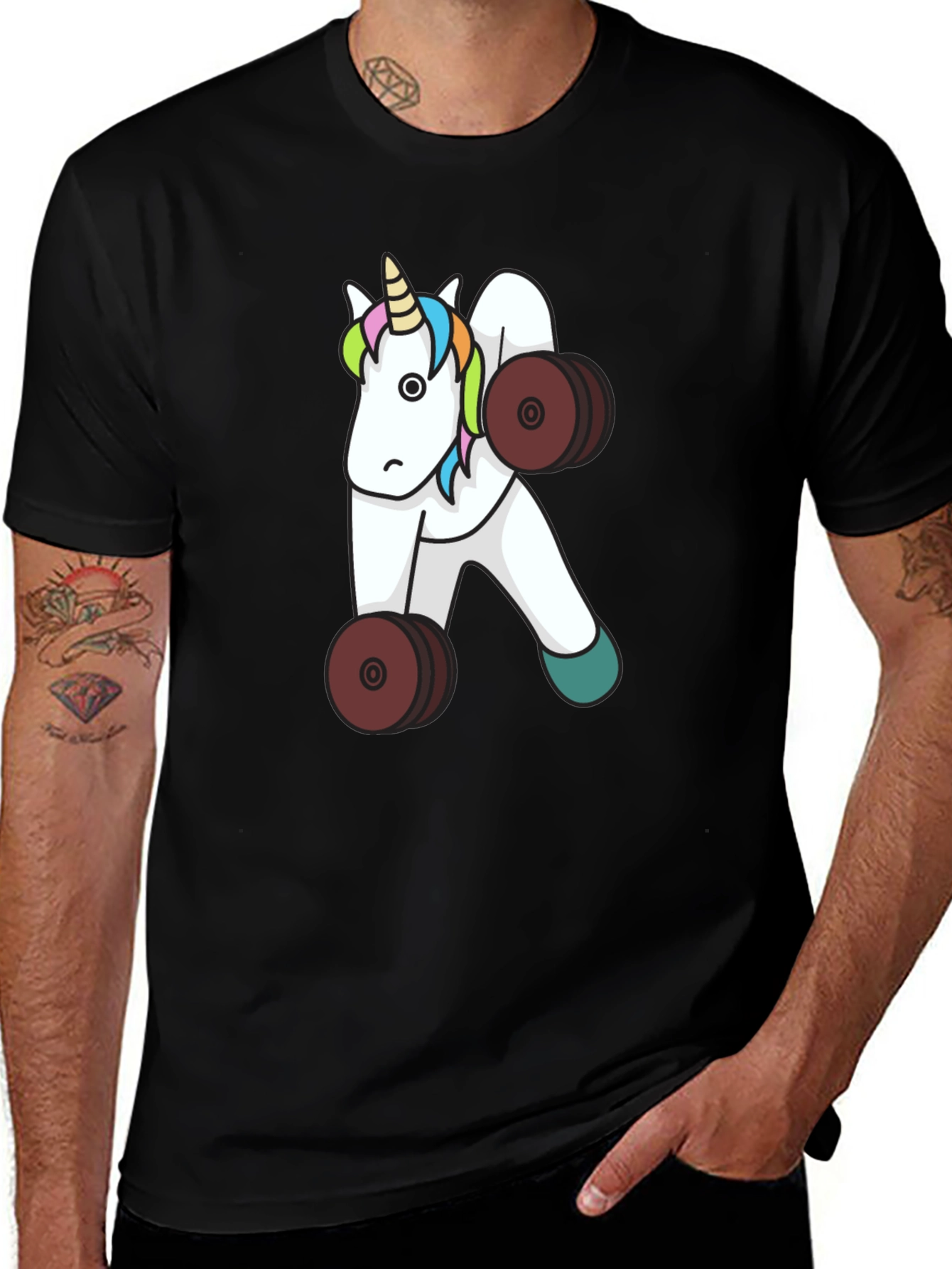Unicorn Gym Workout T-Shirt