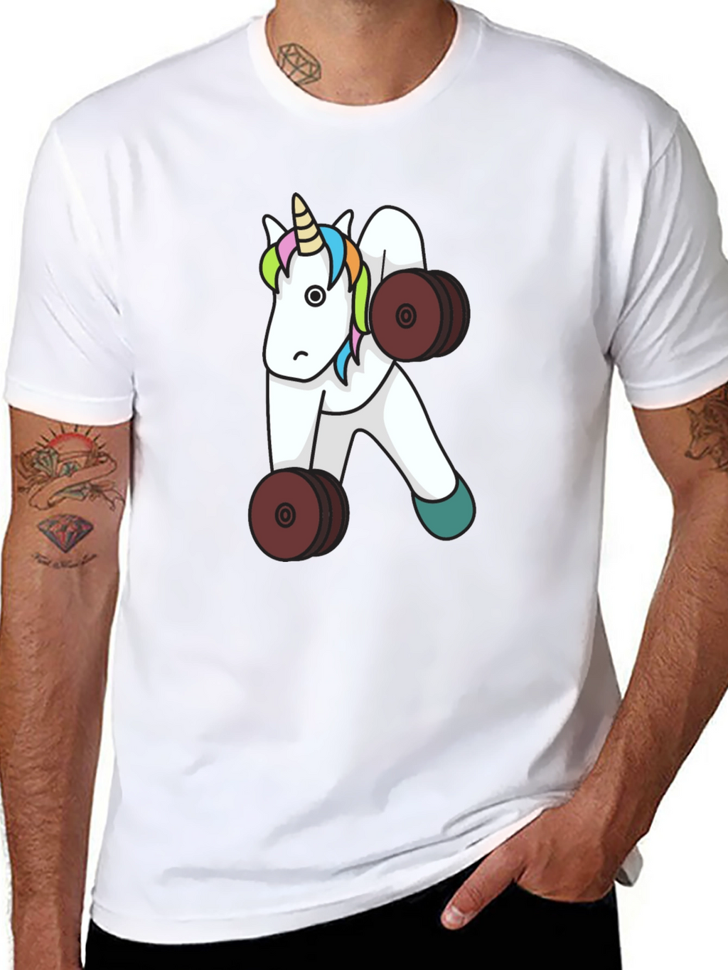 Unicorn Gym Workout T-Shirt