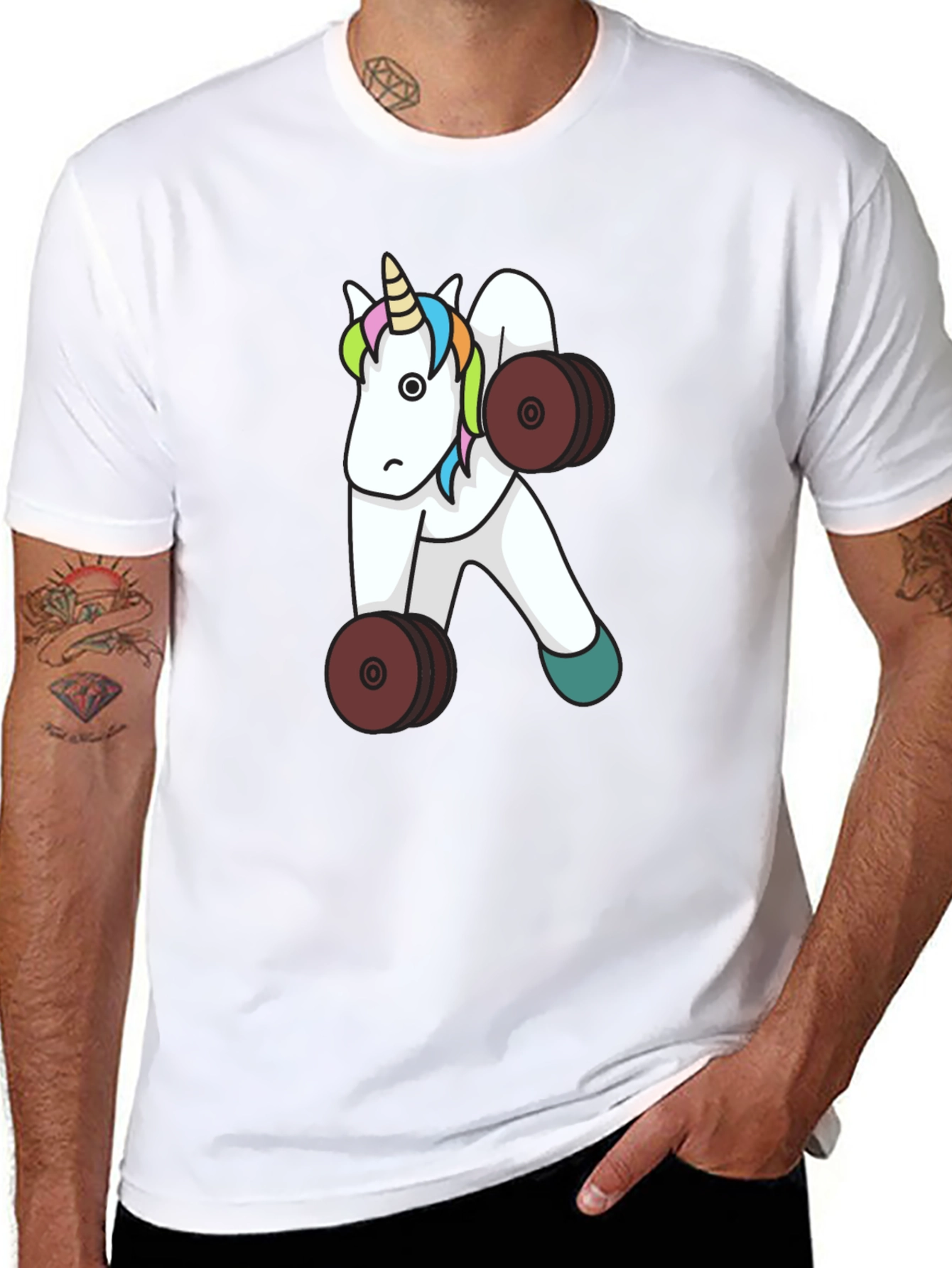 Unicorn Gym Workout T-Shirt