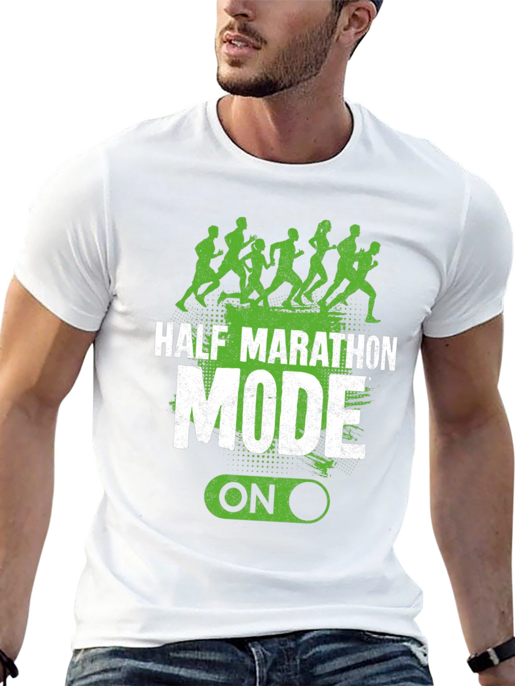 Half Marathon Mode On T-Shirt