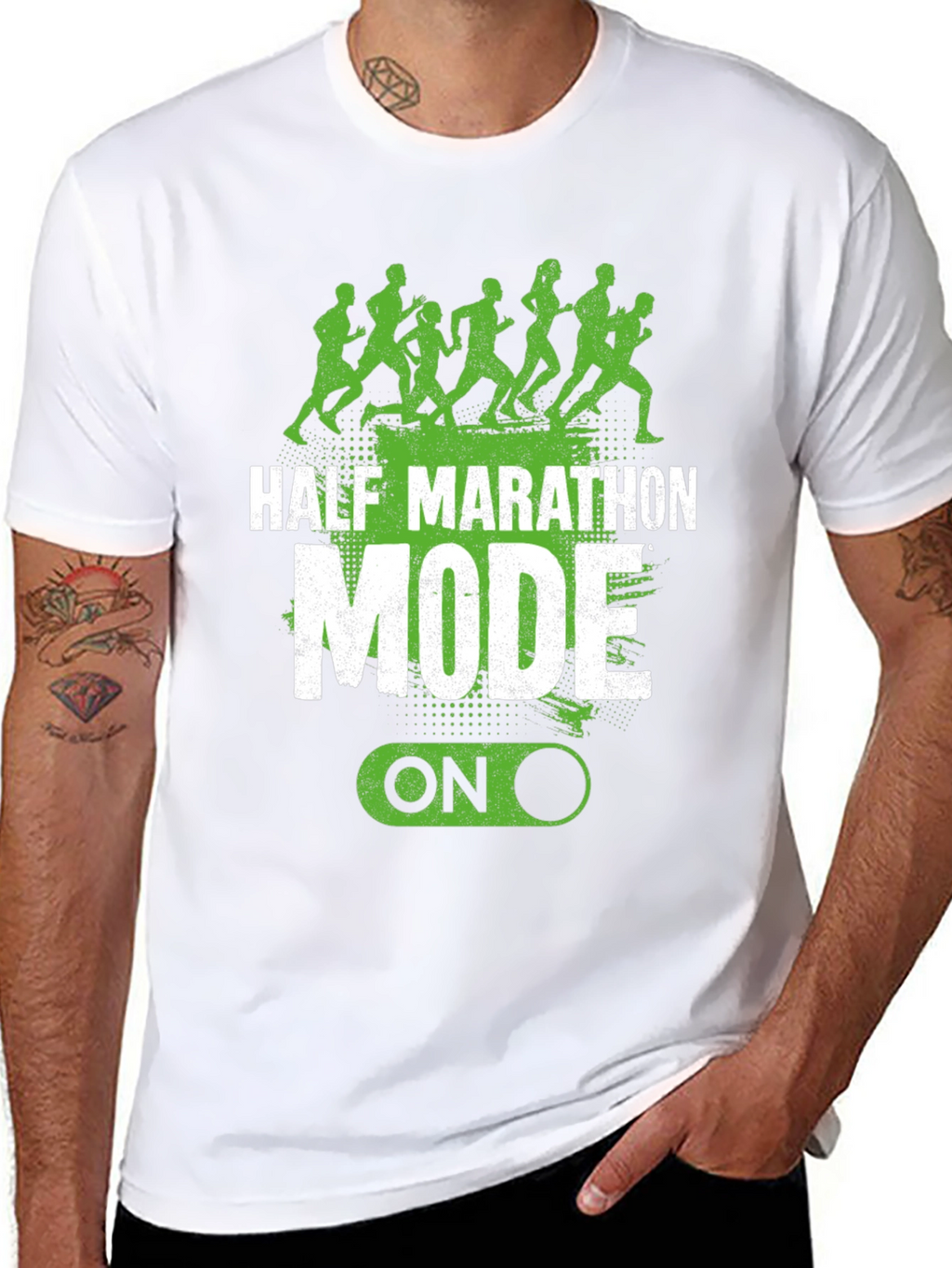 Half Marathon Mode On T-Shirt