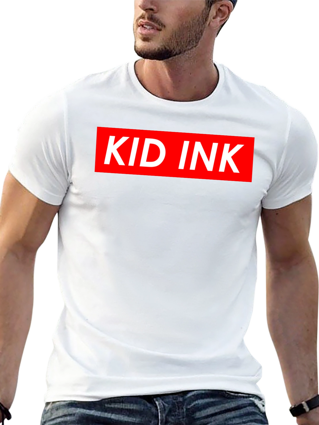 Kid Ink Graphic Tee - Bold Red on Black