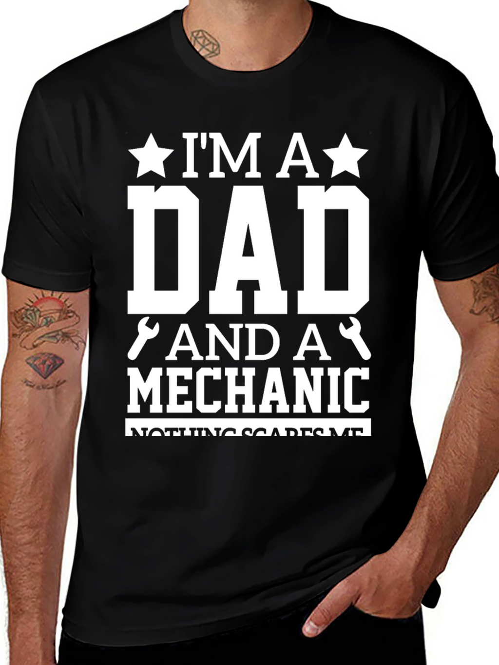 Dad Mechanic Graphic Tee - Perfect Gift!