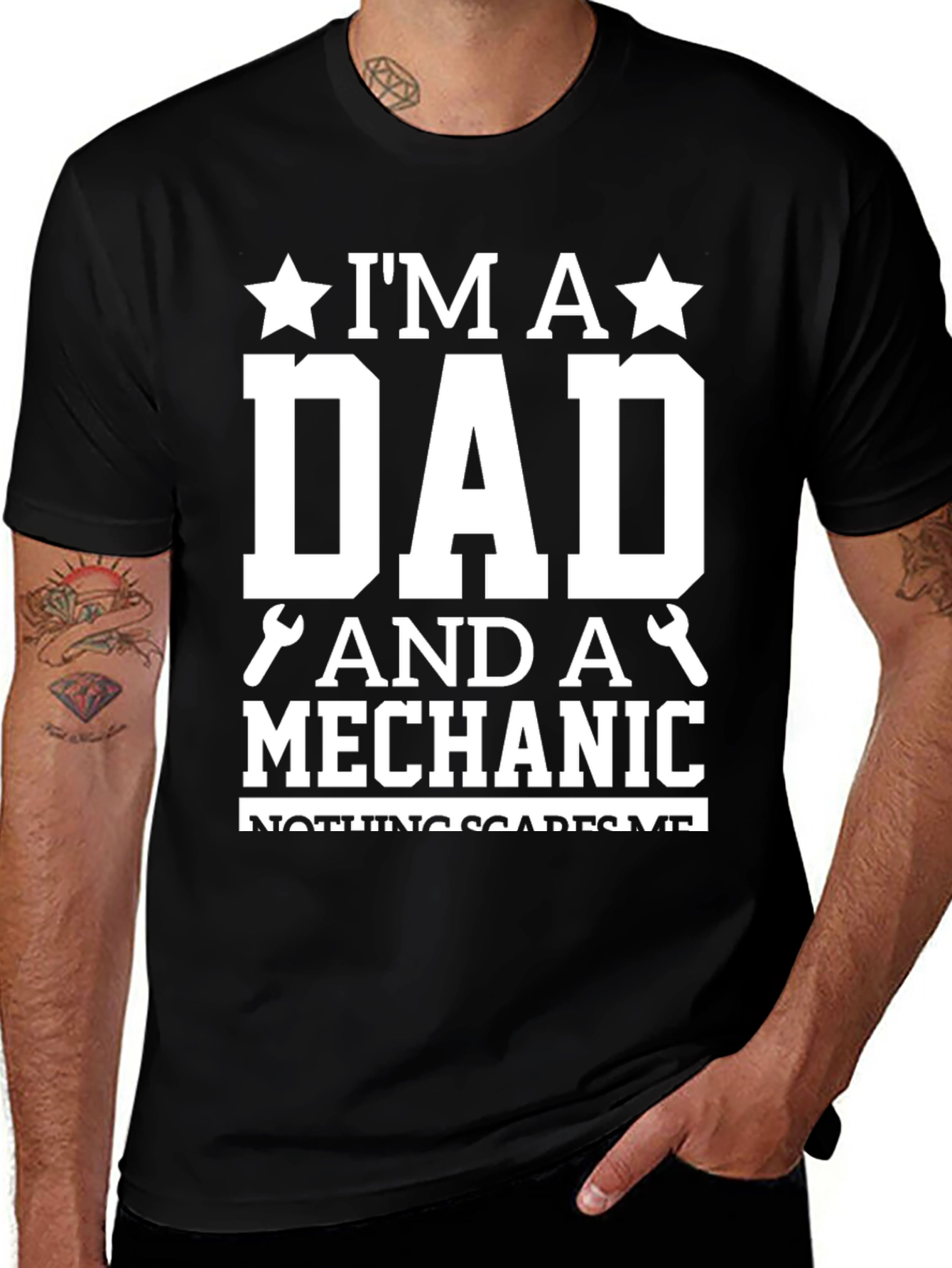 Dad Mechanic Graphic Tee - Perfect Gift!