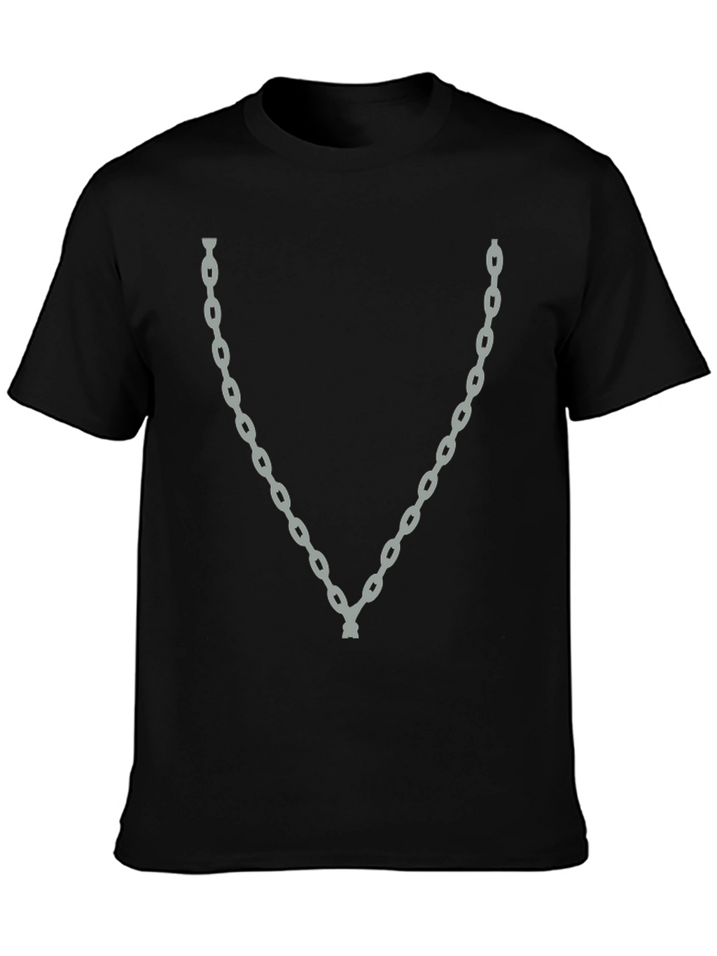 Chain Graphic Tee - Mens Fashion Casual T-Shirt