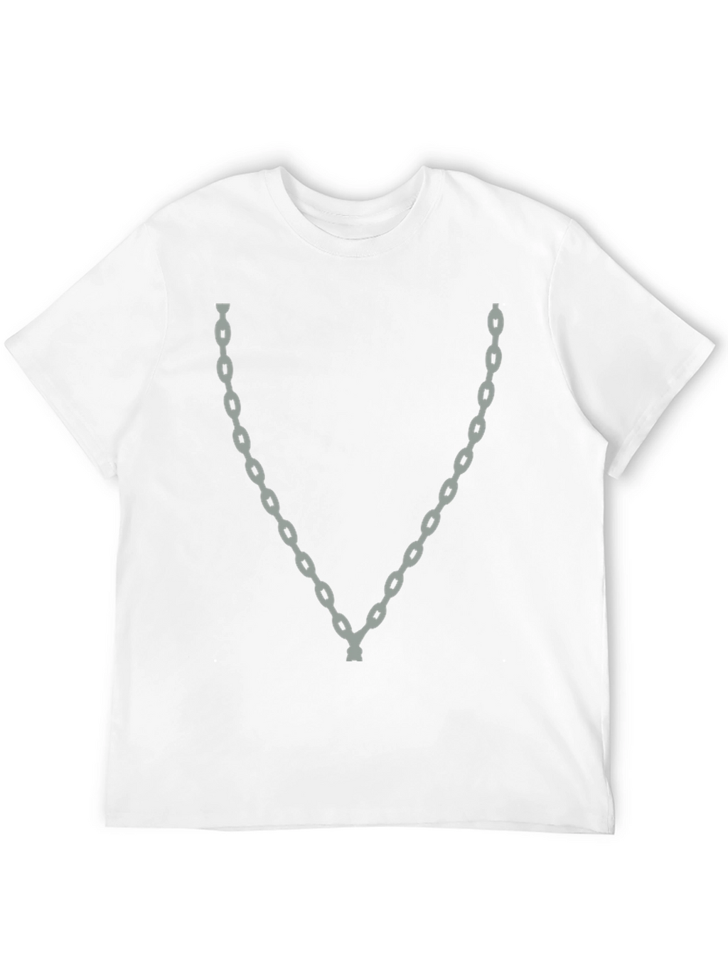 Chain Graphic Tee - Mens Fashion Casual T-Shirt