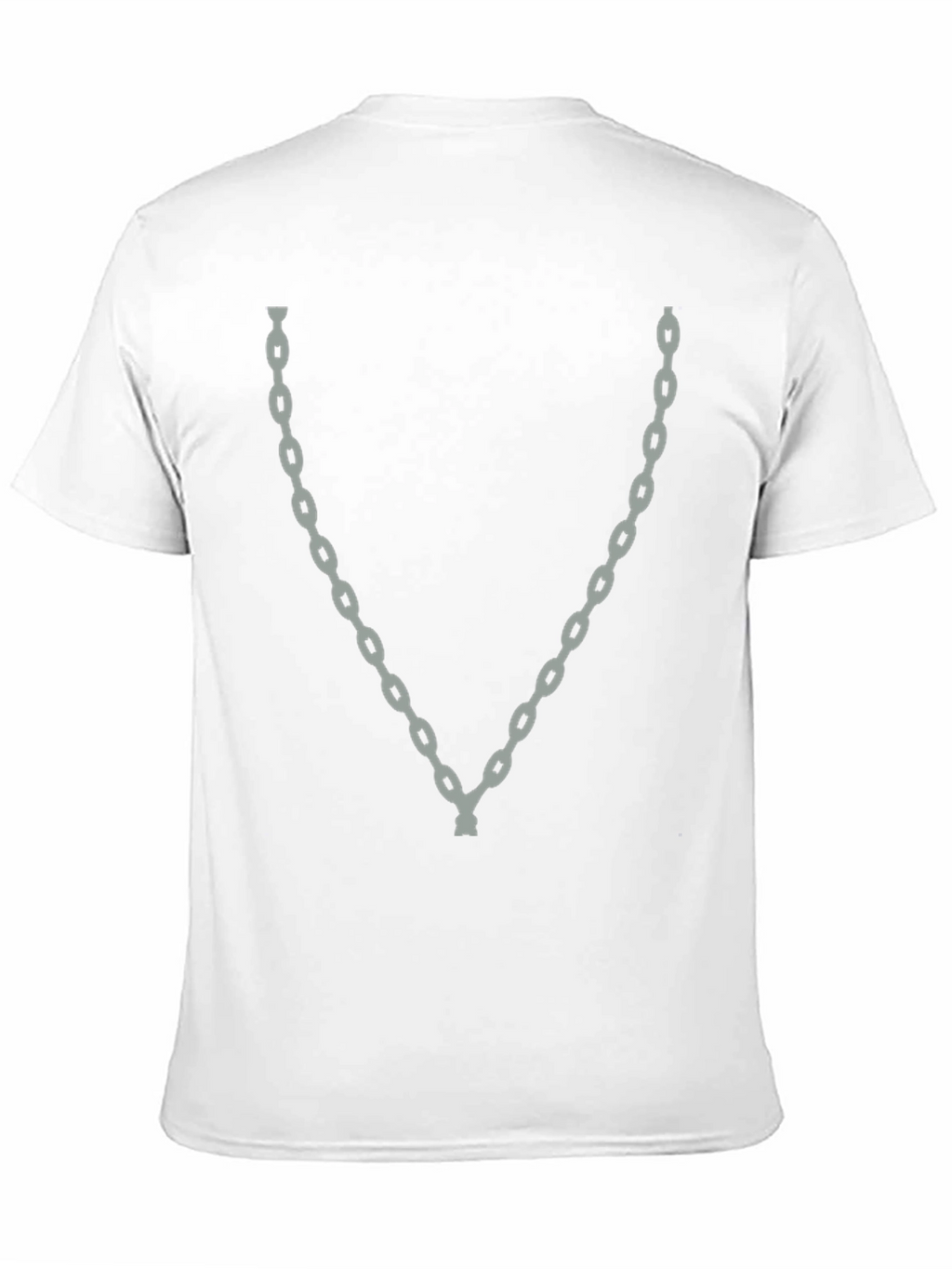 Chain Graphic Tee - Mens Fashion Casual T-Shirt