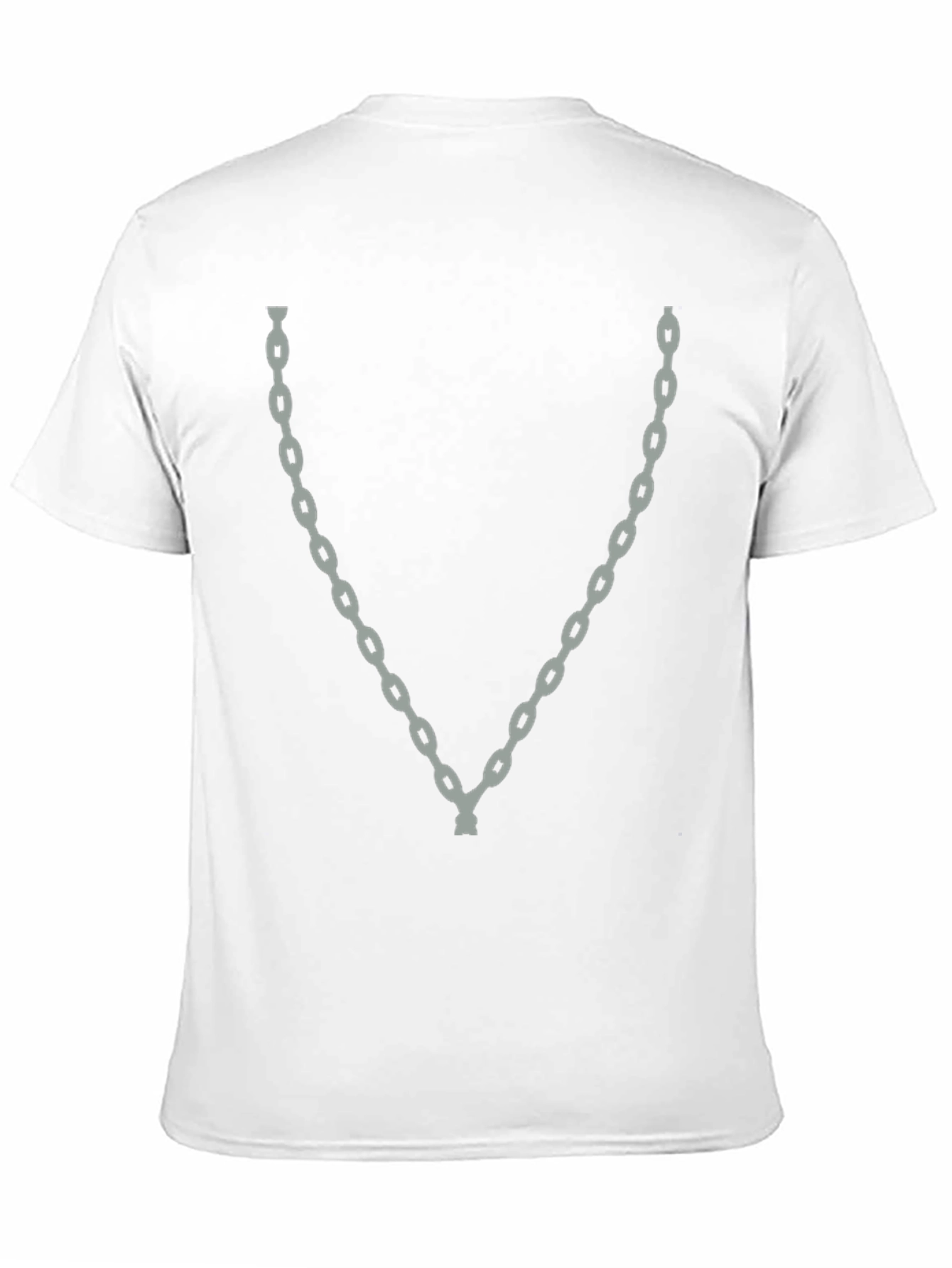 Chain Graphic Tee - Mens Fashion Casual T-Shirt