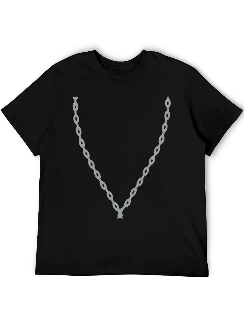 Chain Graphic Tee - Mens Fashion Casual T-Shirt