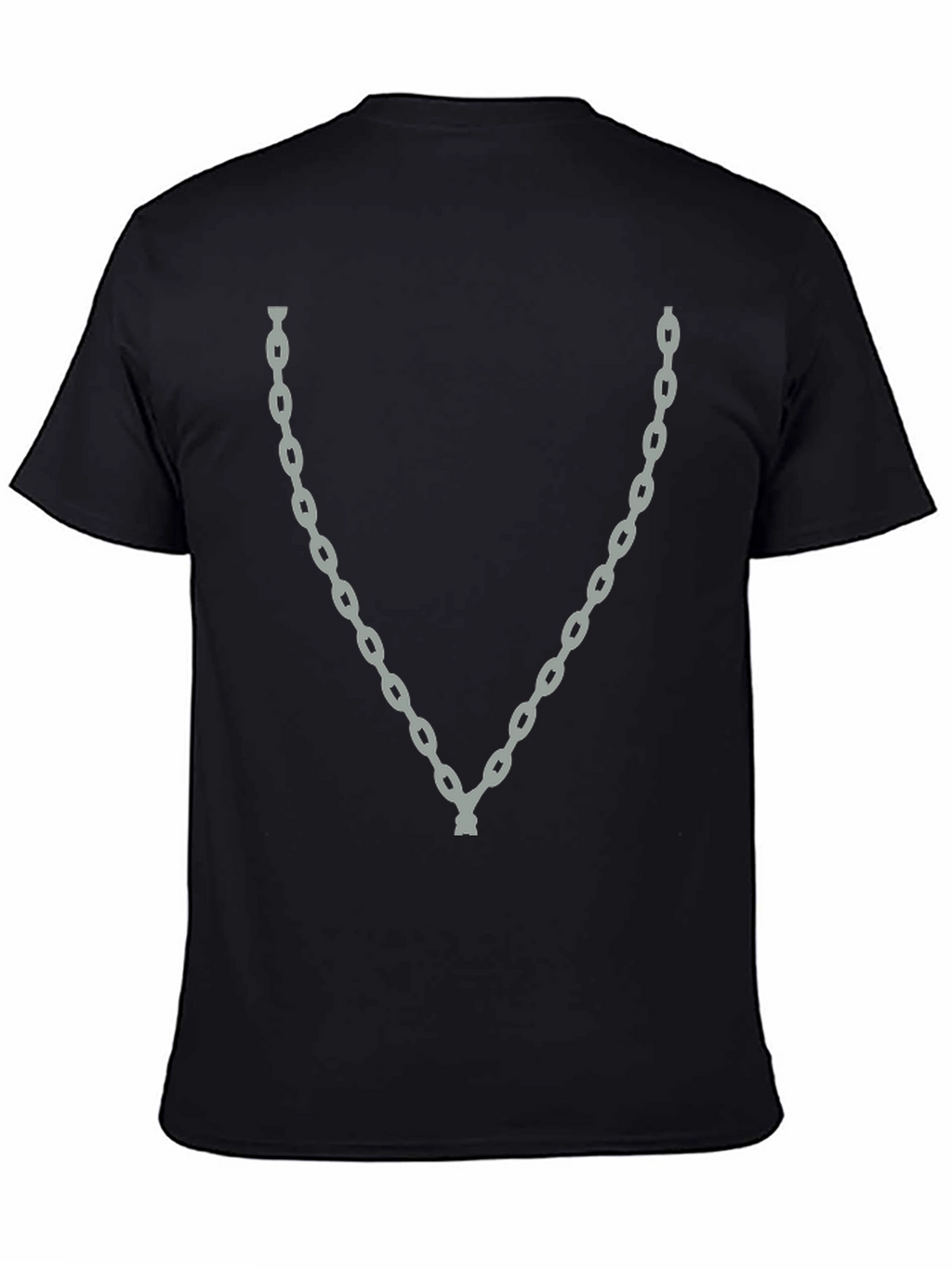 Chain Graphic Tee - Mens Fashion Casual T-Shirt