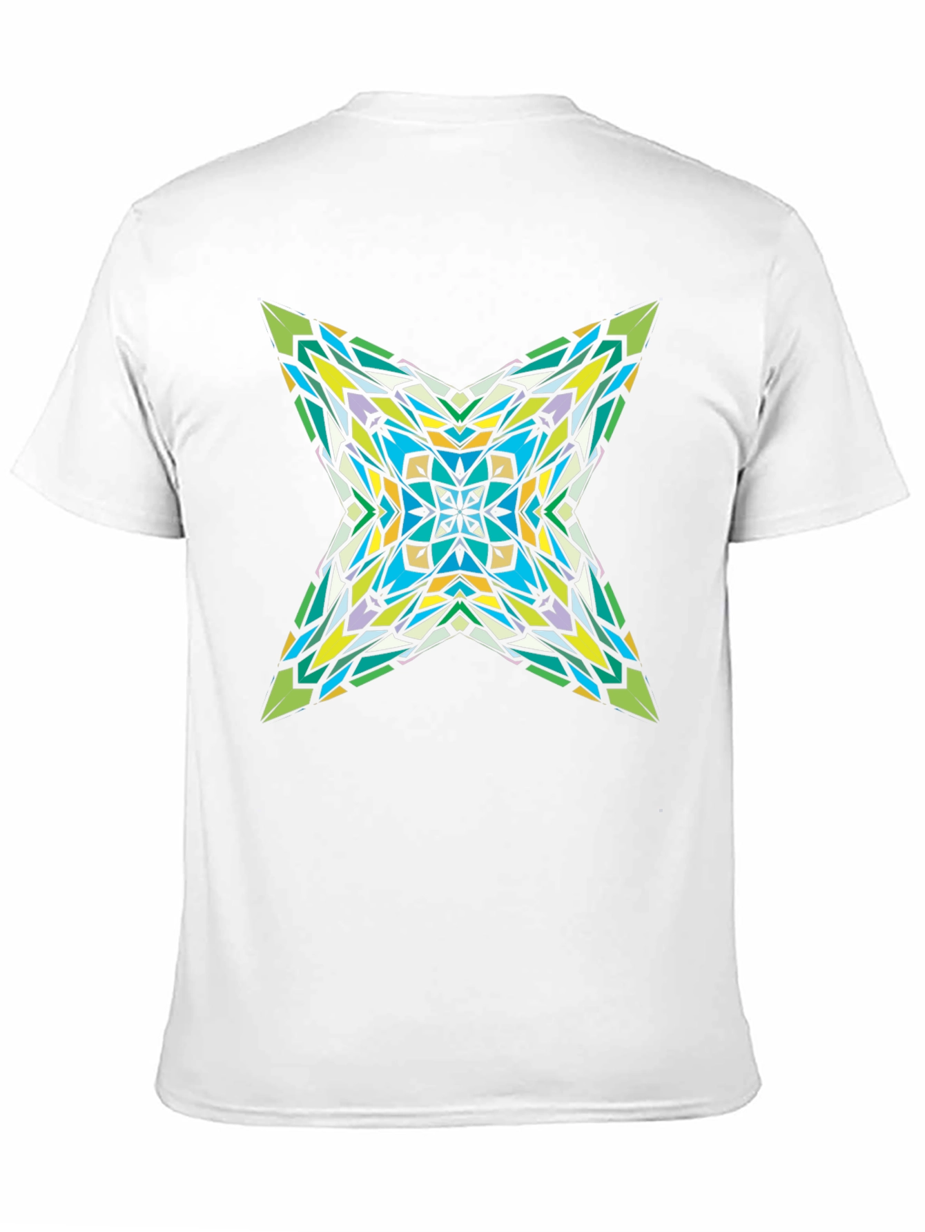 Kaleidoscope Star Graphic Black T-Shirt