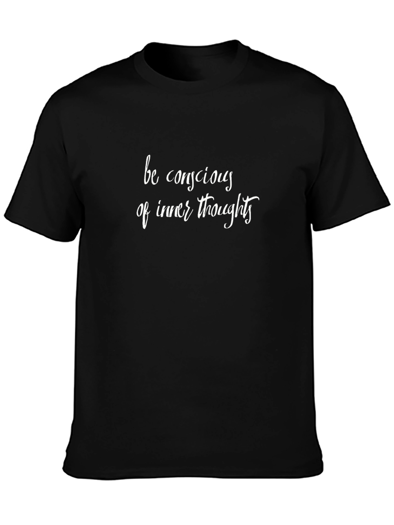 Conscious Inner Thoughts Black T-Shirt