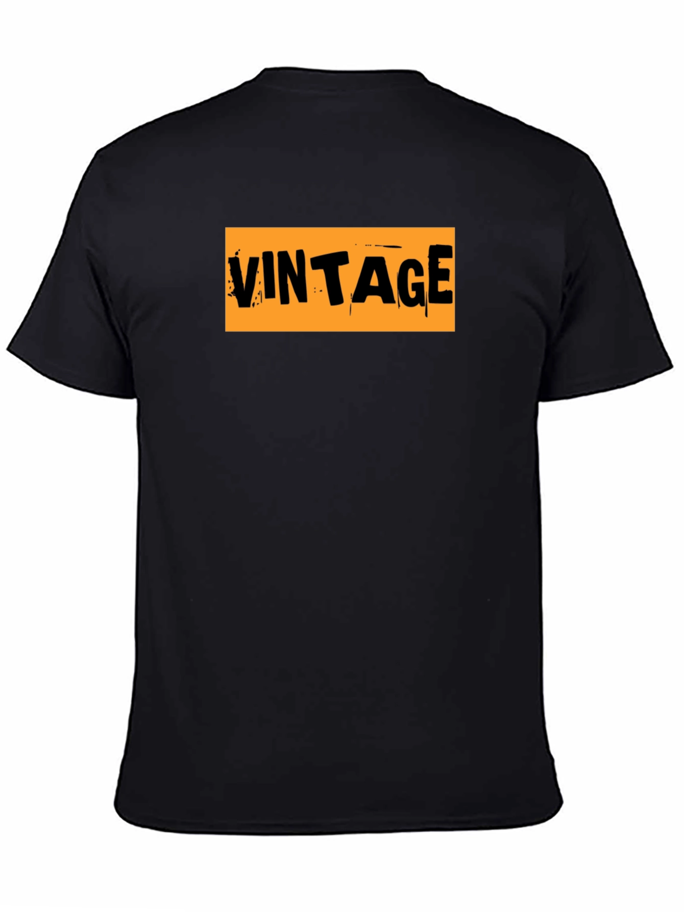Vintage Graphic Tee - Retro Style Black T-Shirt