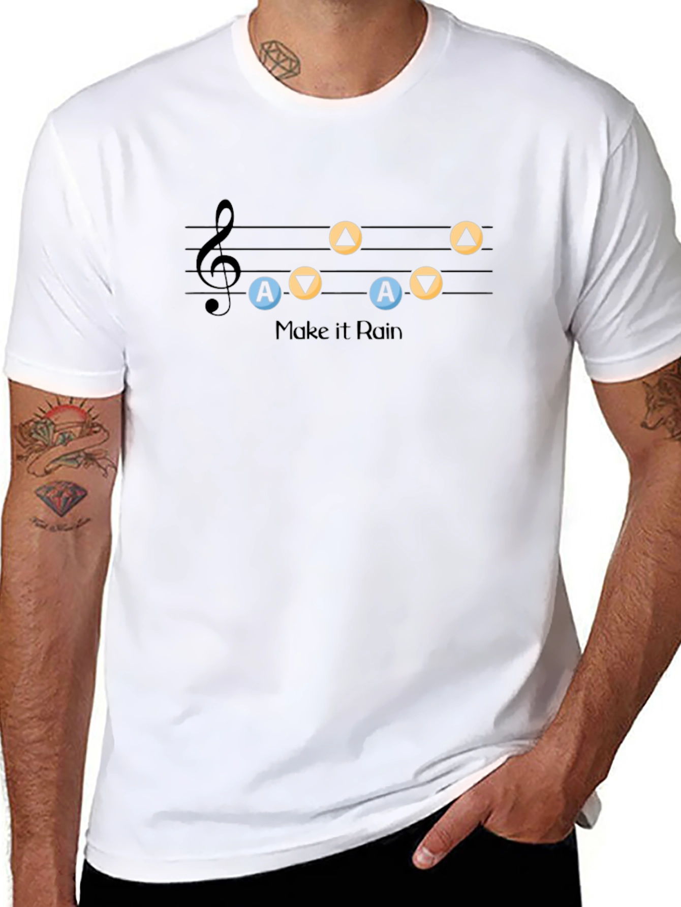 Make it Rain - Funny Music Lover T-Shirt