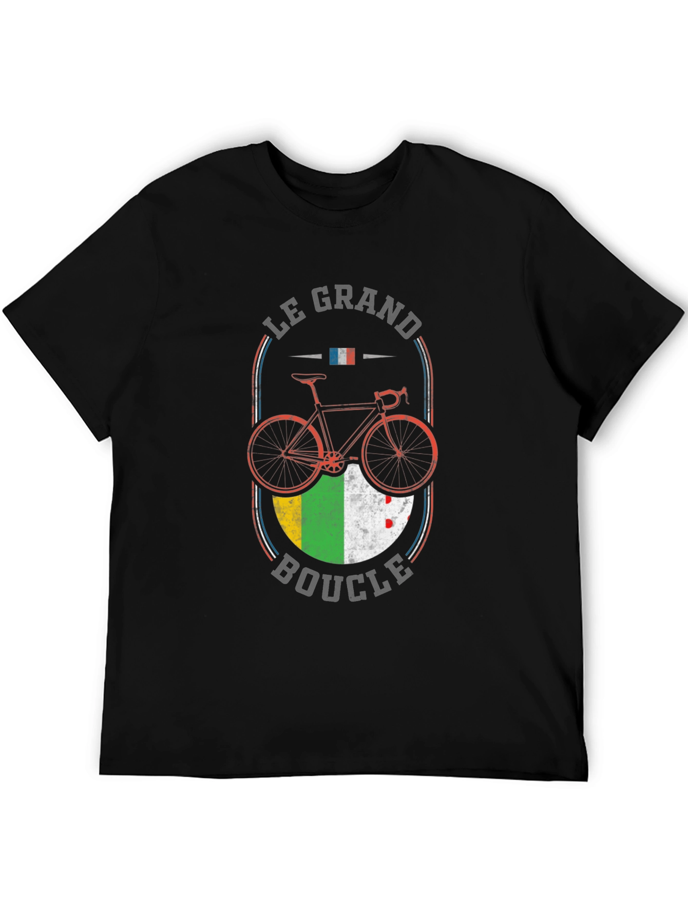 Le Grand Boucle Cycling T-Shirt - France Bike Tour Tee