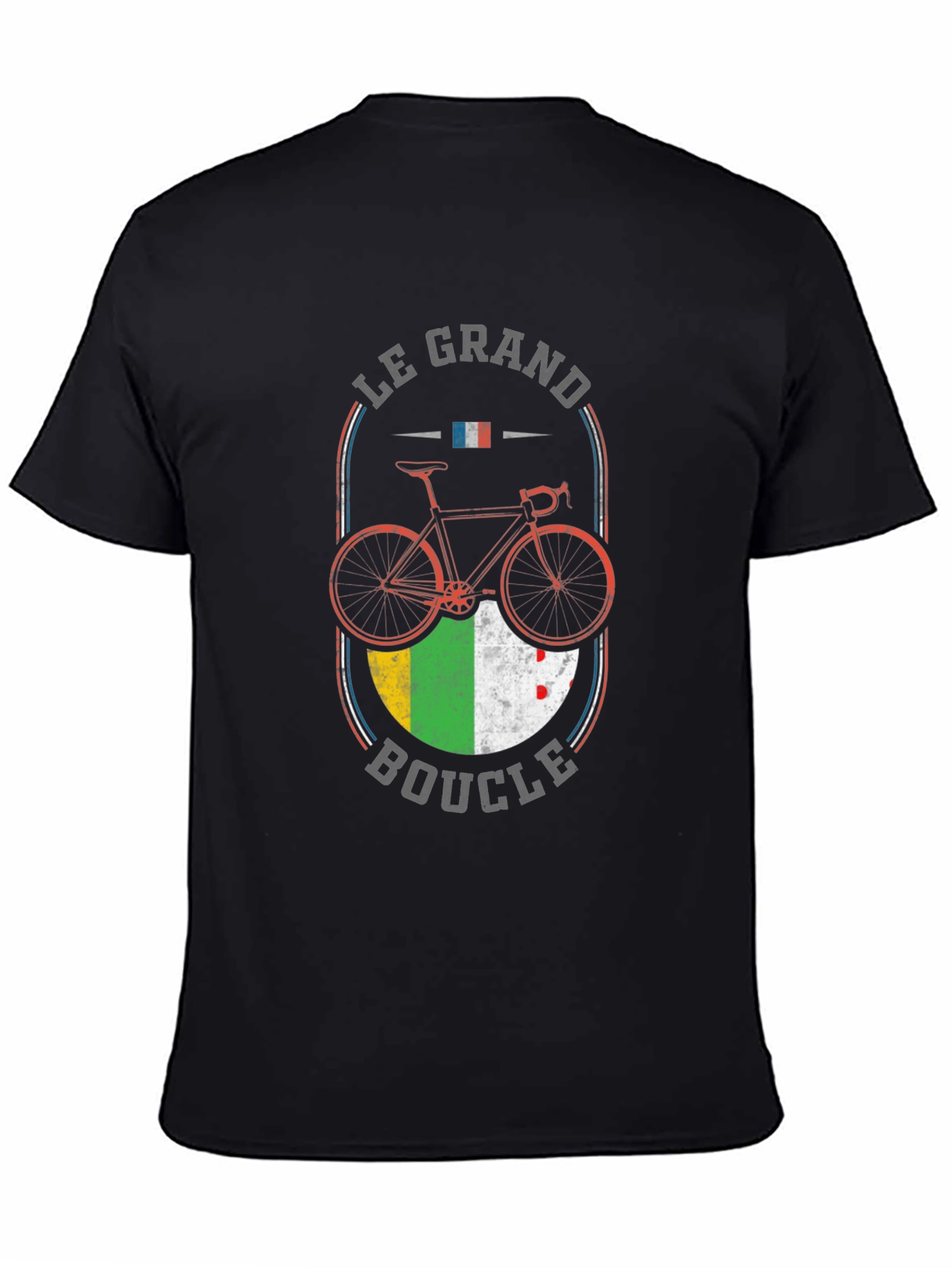 Le Grand Boucle Cycling T-Shirt - France Bike Tour Tee