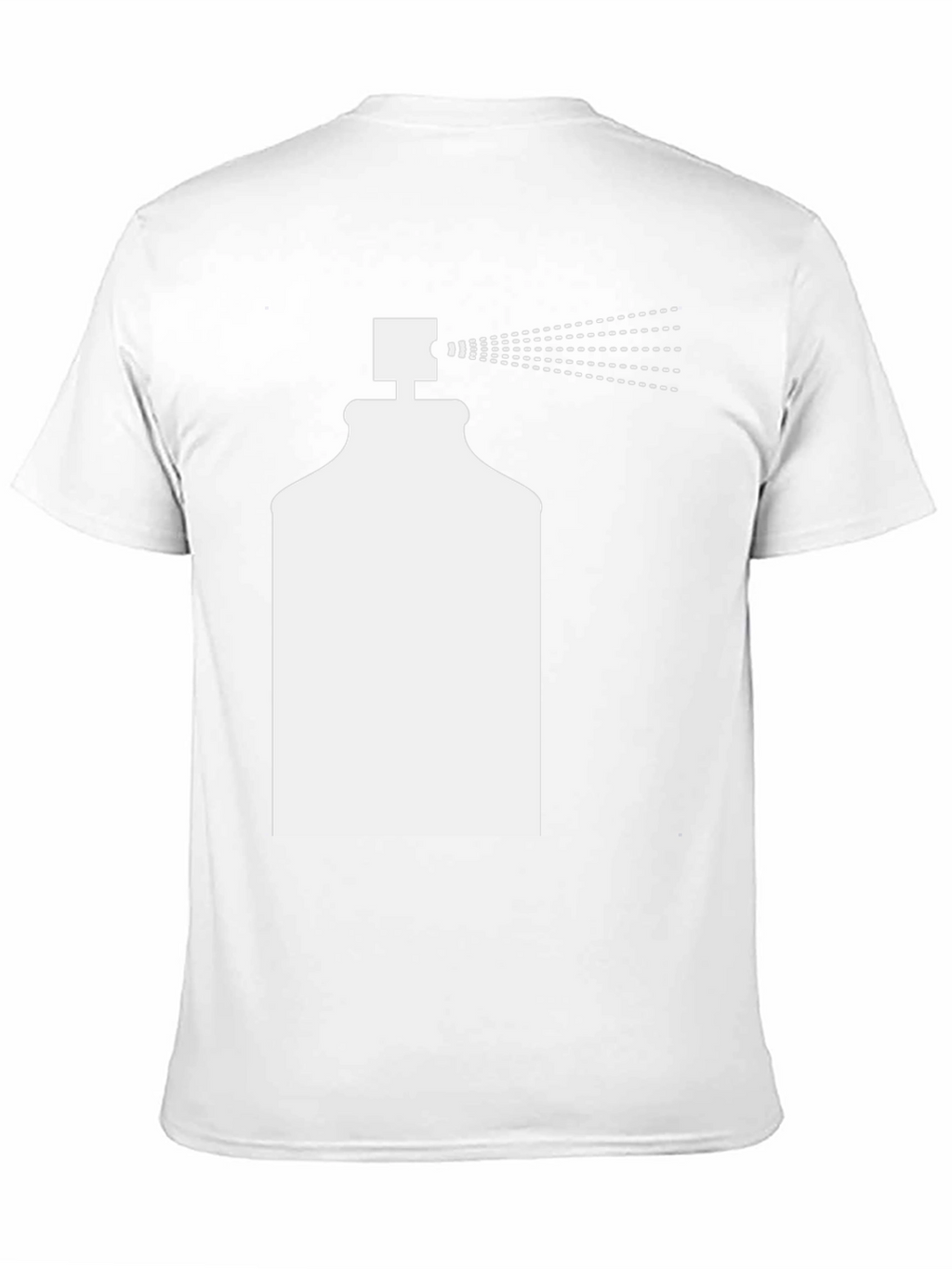 Spray Paint Graphic T-Shirt - Black Cotton Tee