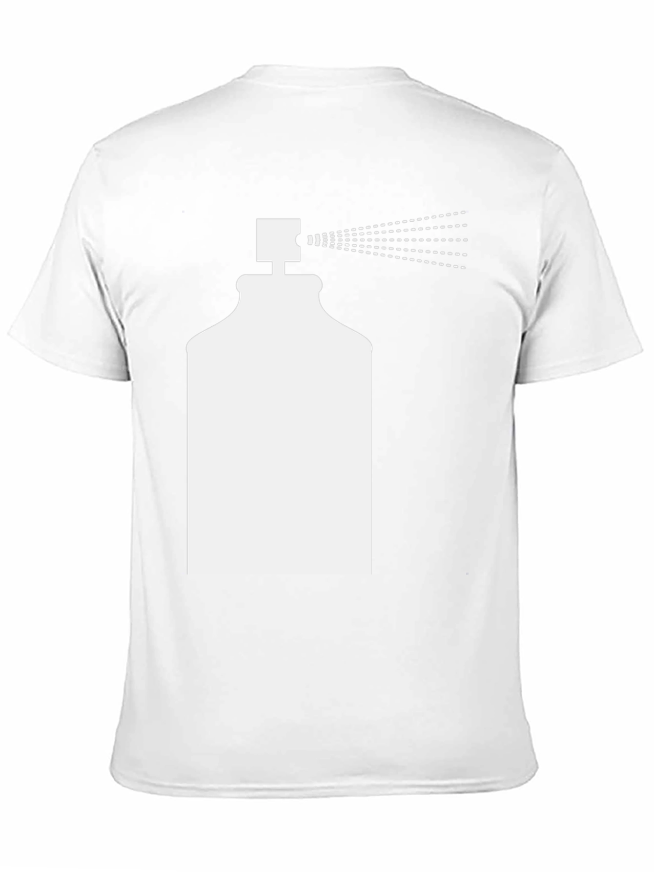 Spray Paint Graphic T-Shirt - Black Cotton Tee
